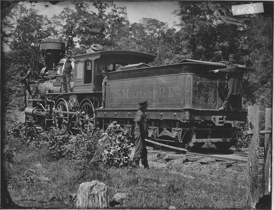 Vintage Civil War Federal Military Train 1862