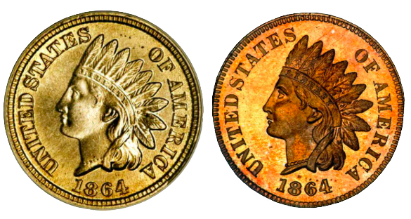 Indian head nickel-nickel and copper and another brass